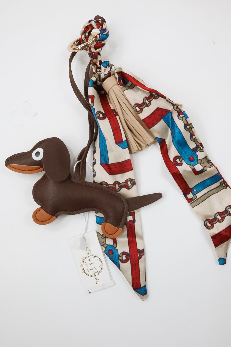 Dachshund Scarf Bag Charm
