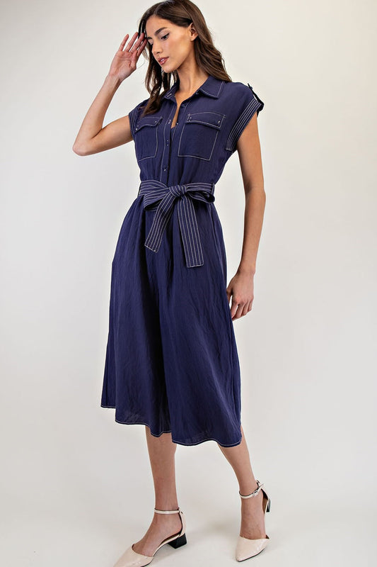 Always in Navy Dress