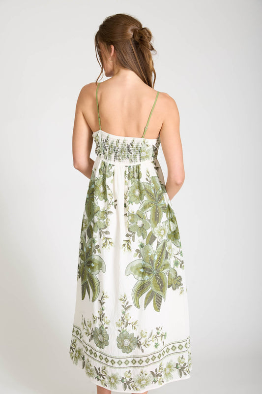 Aurora Embroidered Midi