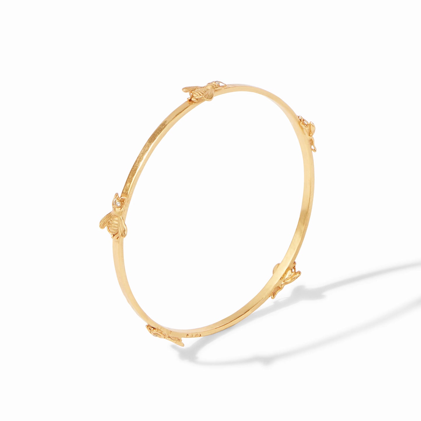 Julie Vos Bee Bangle Cubic Zirconia