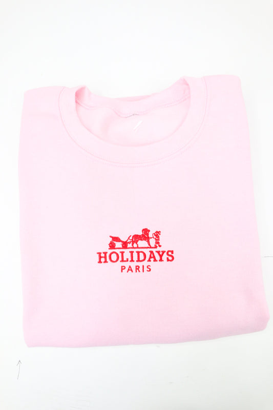 Christmas Embroidery Sweatshirt