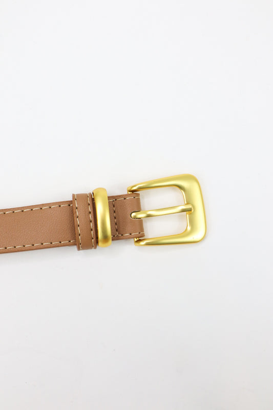 The Everyday Gold Buckle Belt