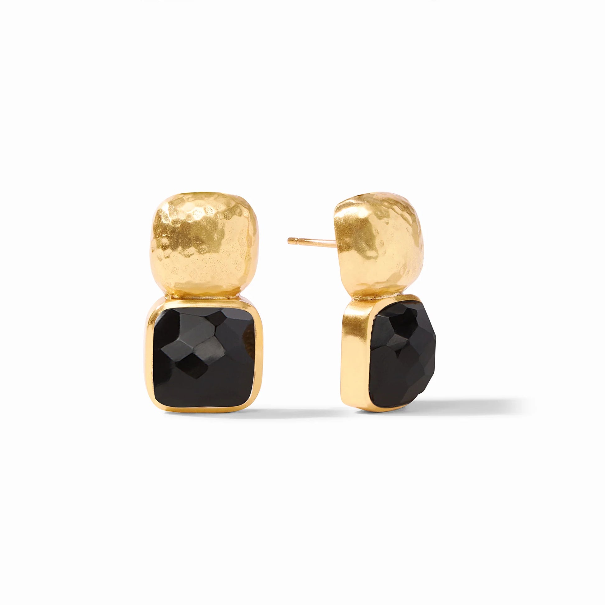 Julie Vos Catalina Earring Obsidian Black