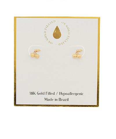Cherry Gold Filled Studs
