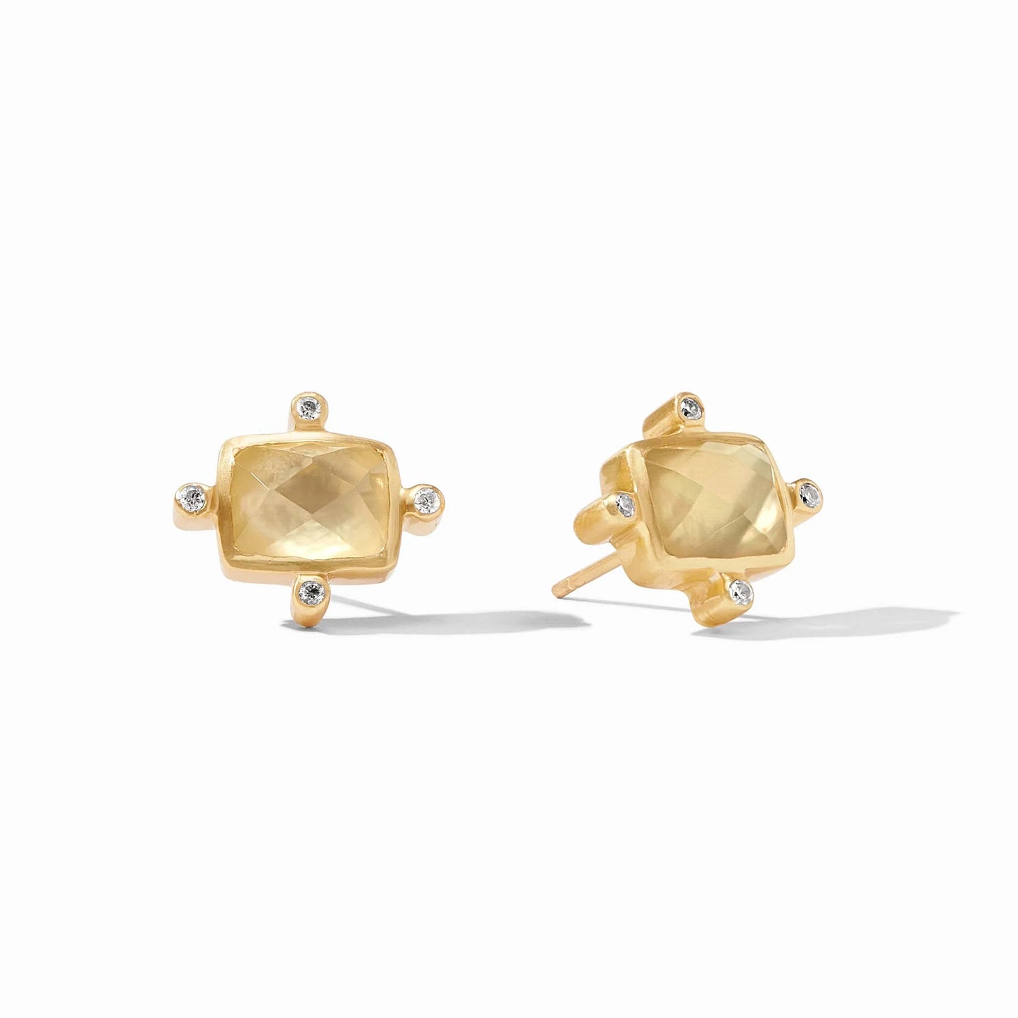 Clara Stud Iridescent Champagne 