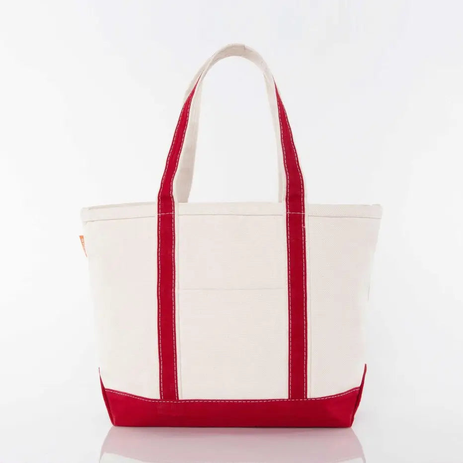 Classic Canvas Tote red