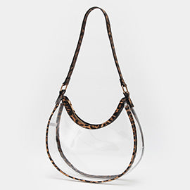 Clear Shoulder Bag Leopard