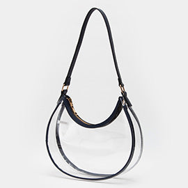 Clear Shoulder Bag Navy