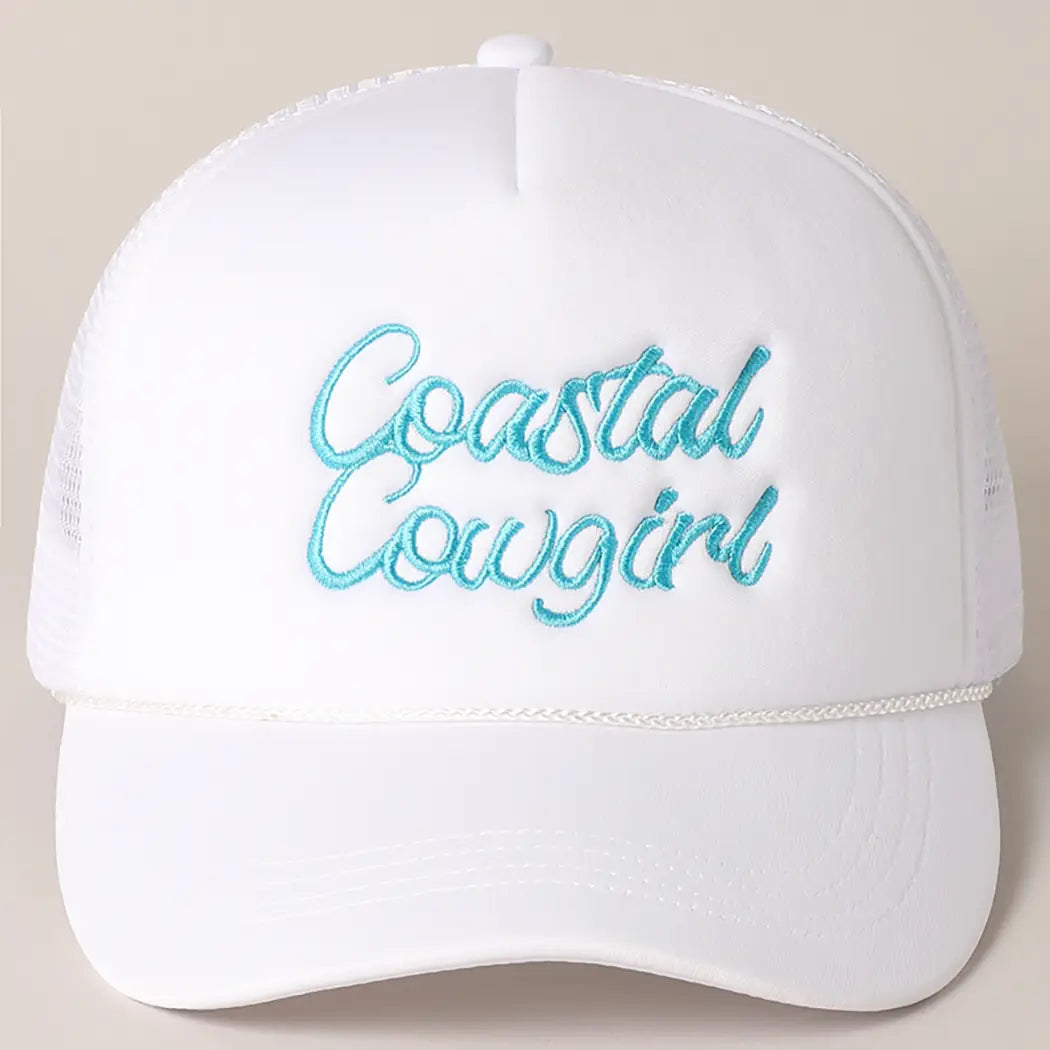 Coastal Cowgirl Mesh Trucker Hat