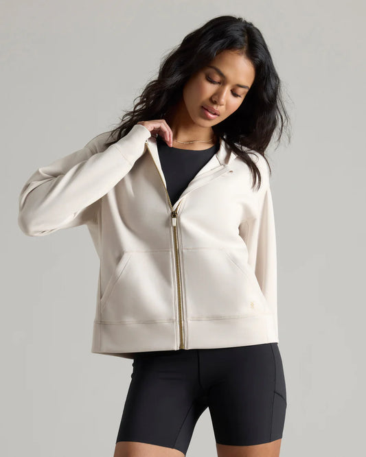 Rhone DreamGlow Full Zip Hoodie - Sand