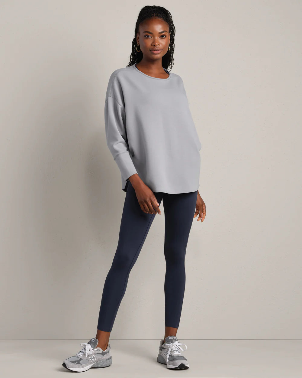 Rhone Dreamglow Pullover in Steel Gray