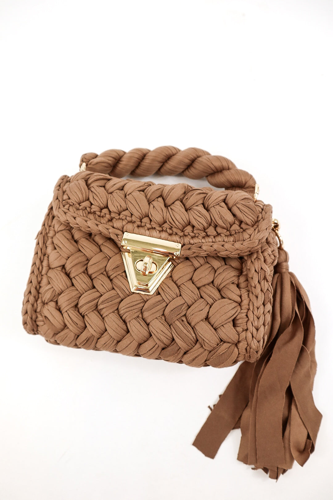 The Statement Knit Mini Bag