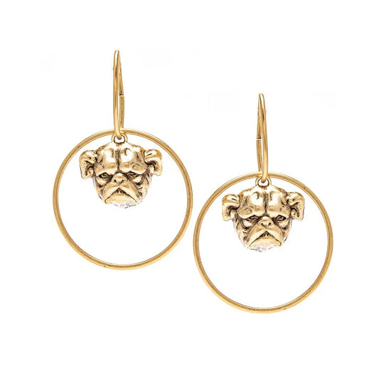 Mavey Bulldog Earrings