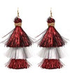 Go Team! Pom Pom Earrings