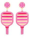 Playing Pickleball Earrings