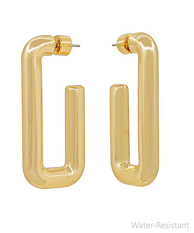 Square Open Hoops 