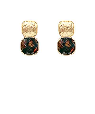 Nova Gem Drop Earrings