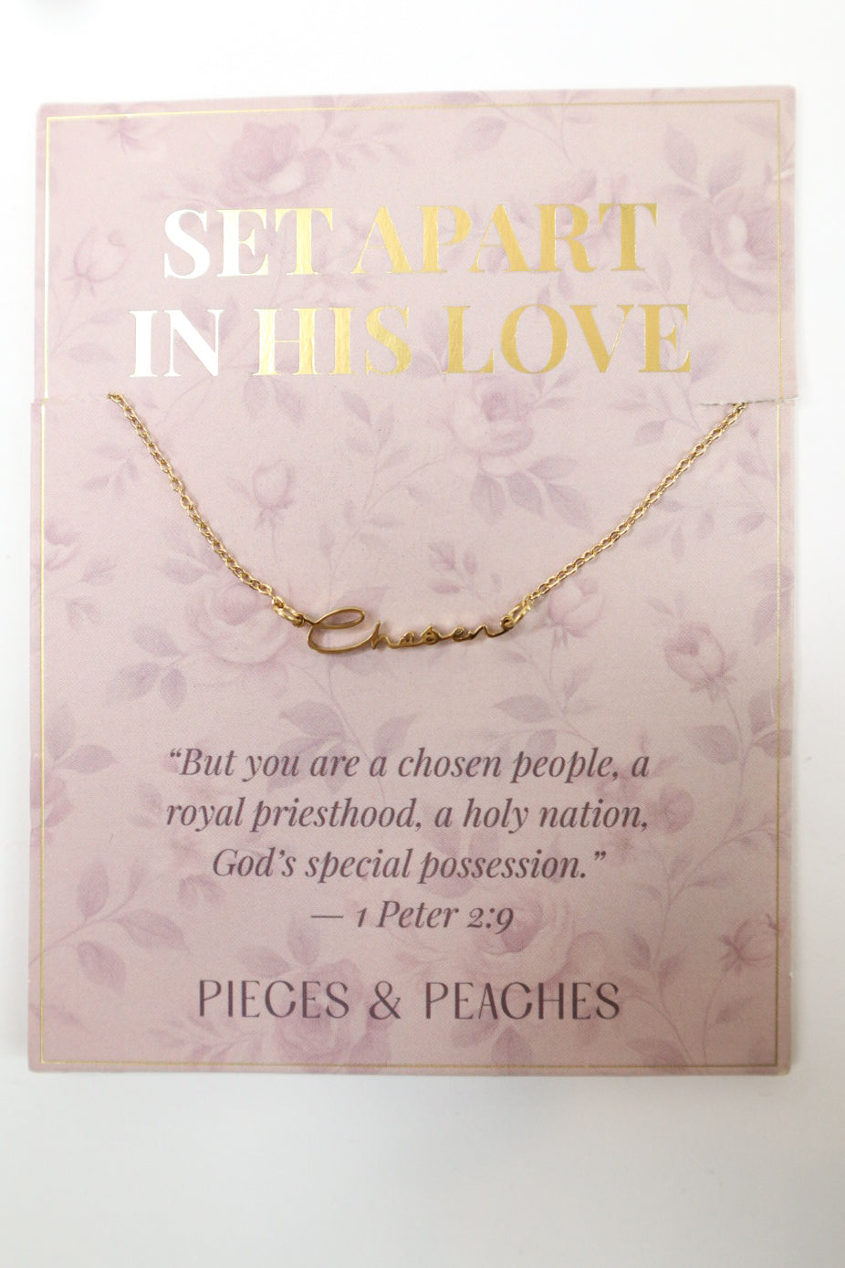 Faith Word Necklace Collection