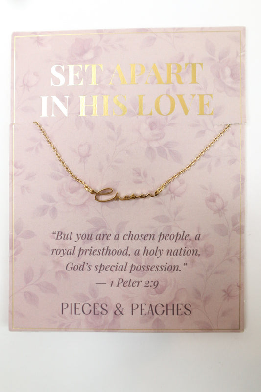 Faith Word Necklace Collection