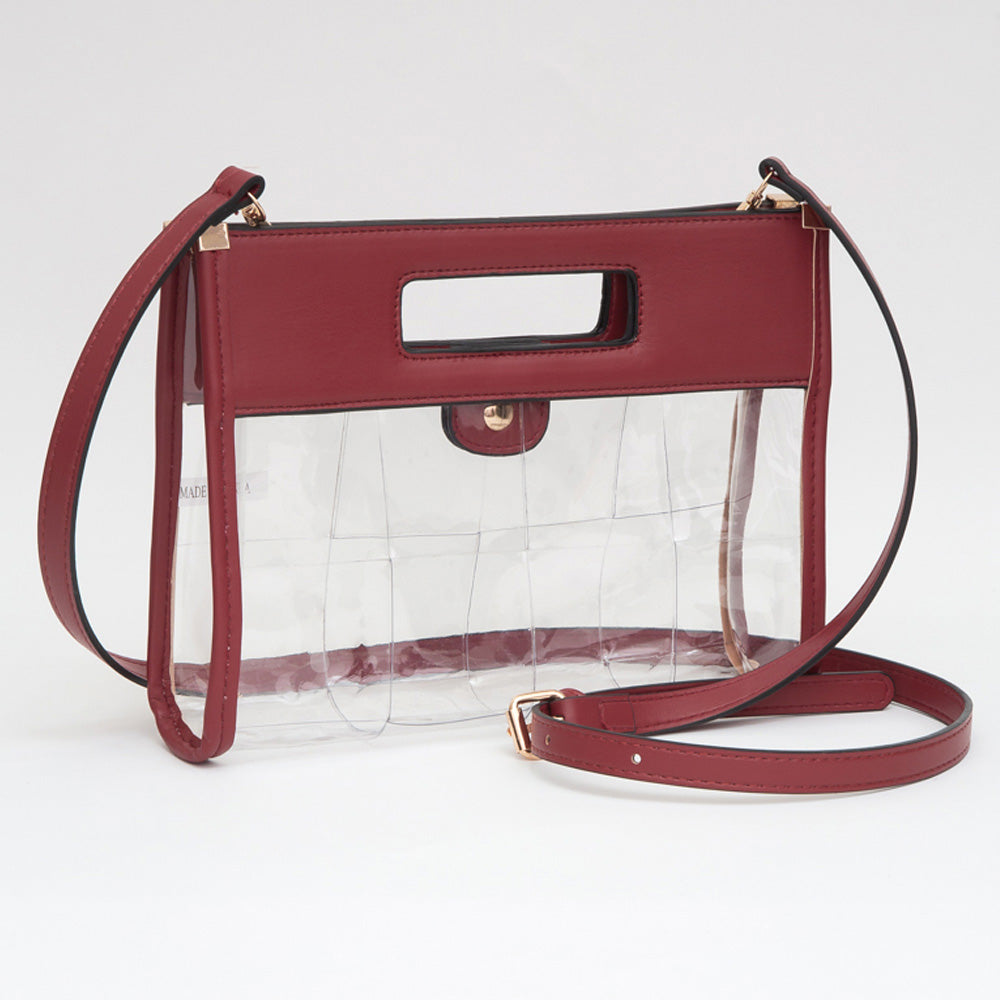 Ramira Gameday Clear Crossbody Bag