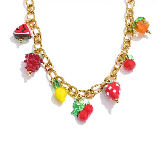 Fruit Punch Charm Necklace