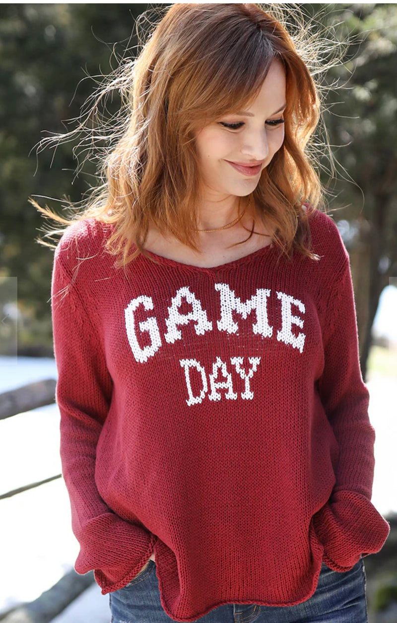 Wooden Ships Game Day V-Neck Top