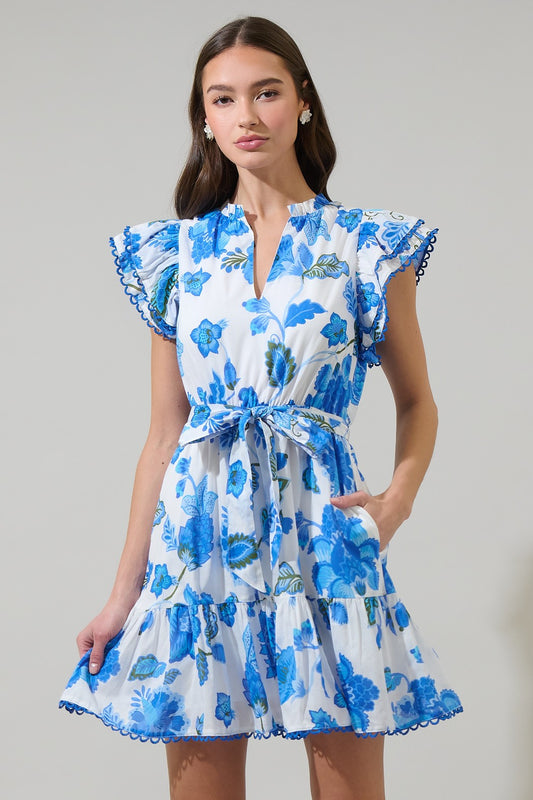 Giuliana Ruffle Mini Dress