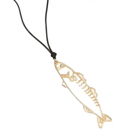 Gone Fishin’ Pendant Necklace