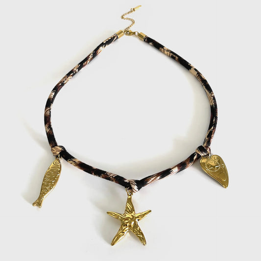 Cheetah Coast Charm Necklace