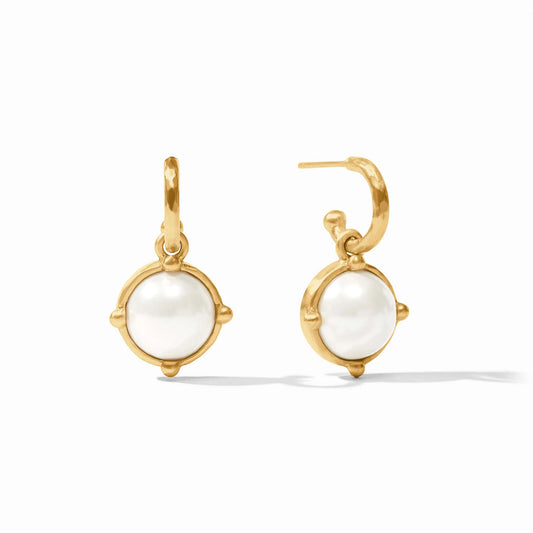 Julie Vos Honeybee Hoop & Charm Earring
