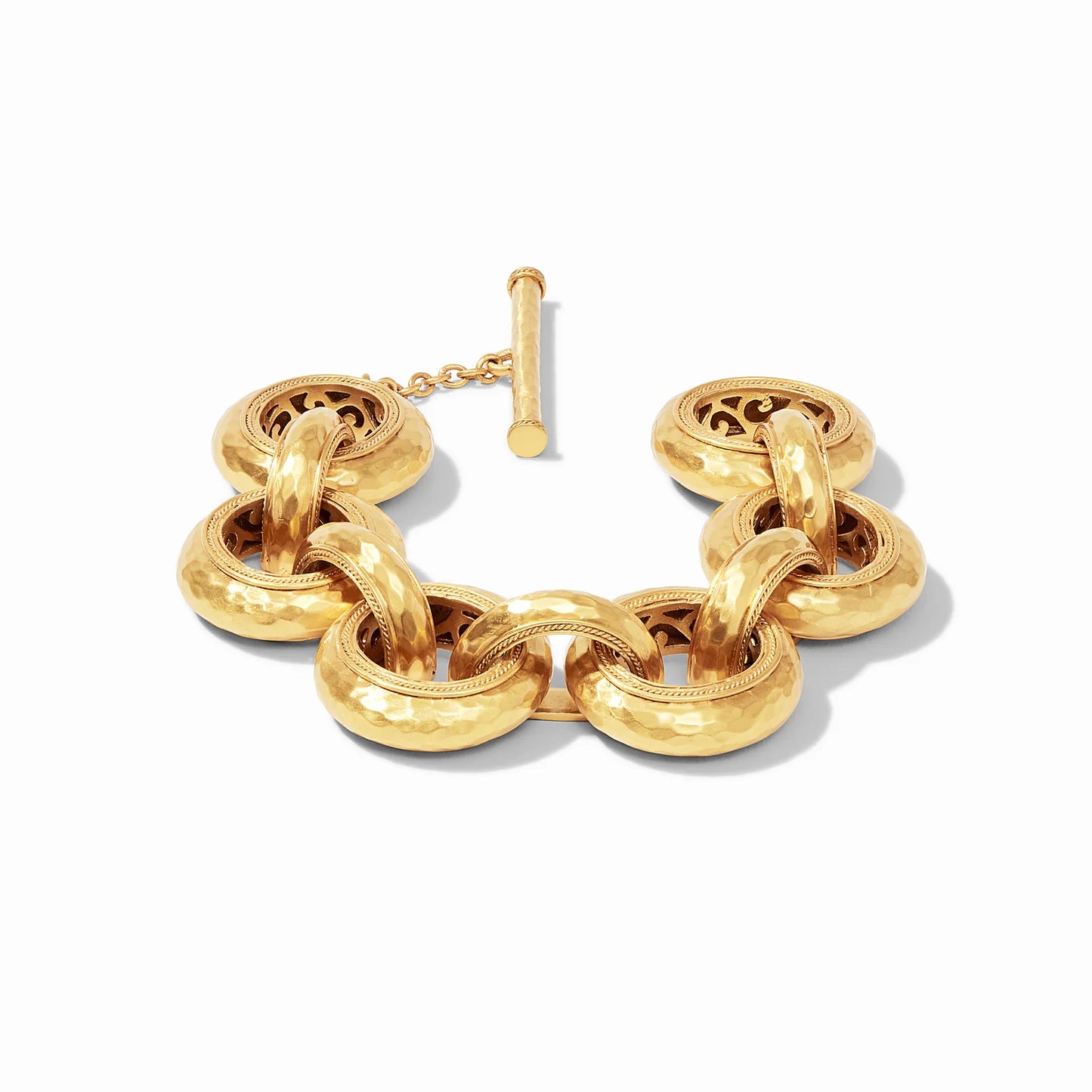 Julie Vos Cannes Link Bracelet-Gold O/S
