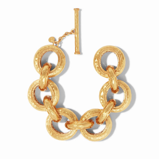 Julie Vos Cannes Link Bracelet-Gold O/S