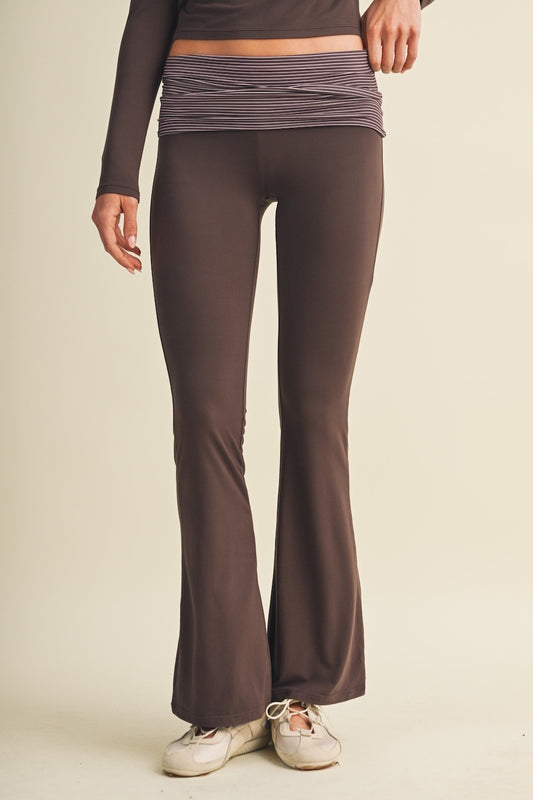 The Essential Foldover Flare Leggings