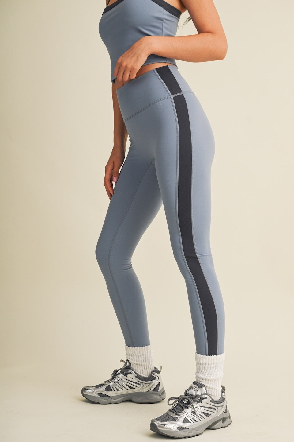 Kennedy Contrast Panel High Rise Leggings