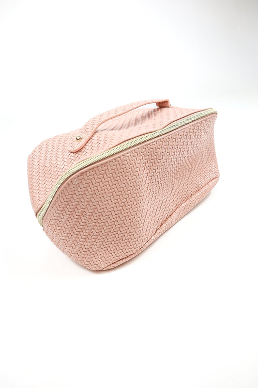 Addie Woven Makeup Organizer