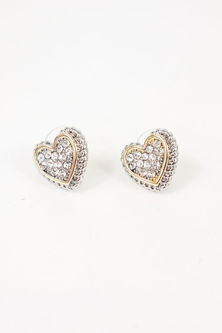 Heartspark Stud Earrings