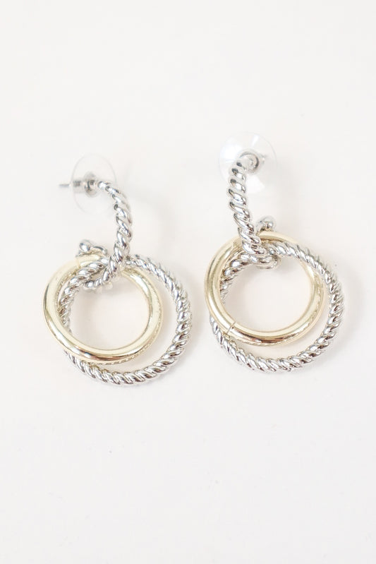 Twist Link Drop Earrings