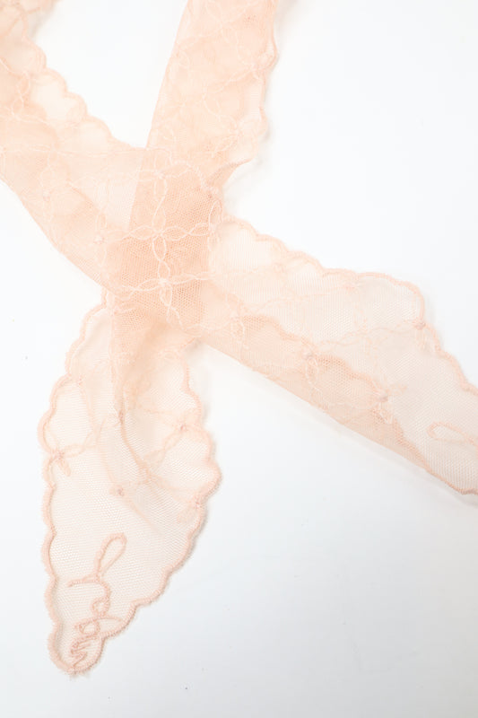 Luxe Lace Ribbon Scarf