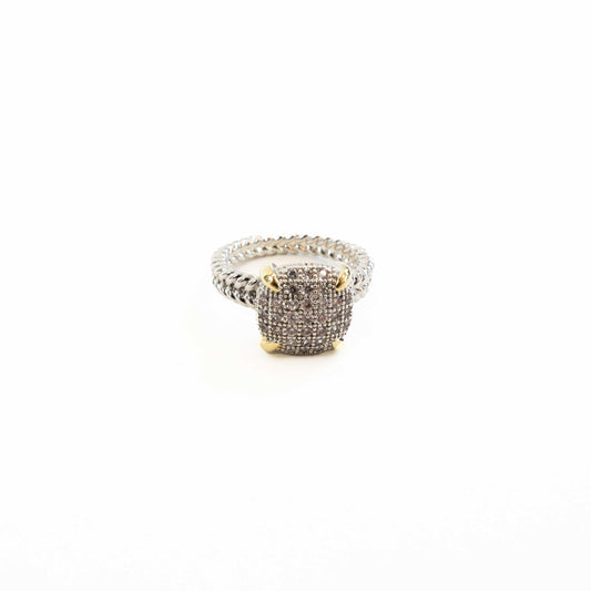 Pave Twist Ring