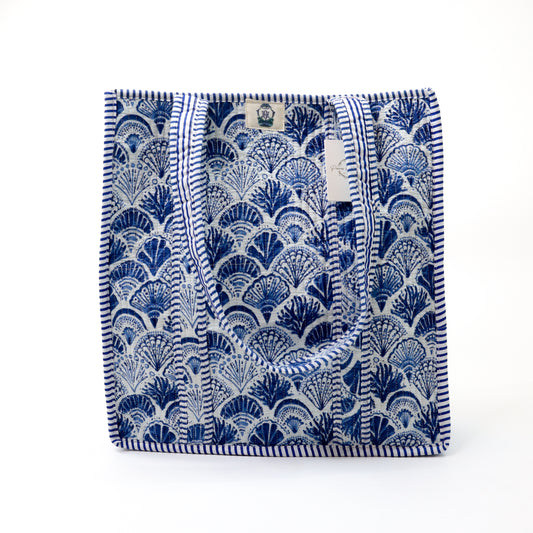 Calico Quilted Tote