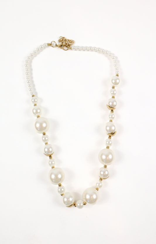 Lumière Luxe Pearl Statement Necklace