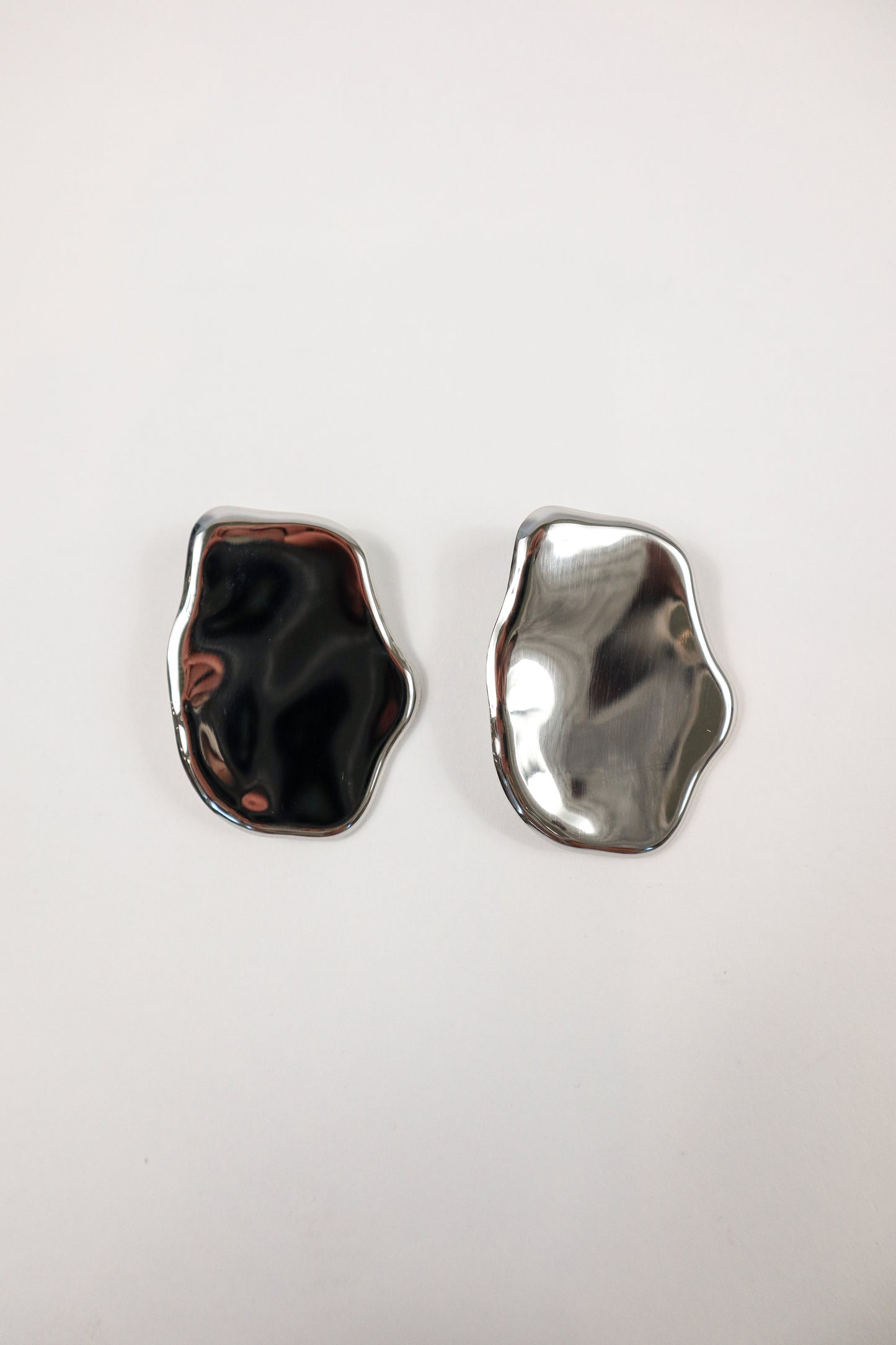 Aurora Melted Metal Statement Earrings
