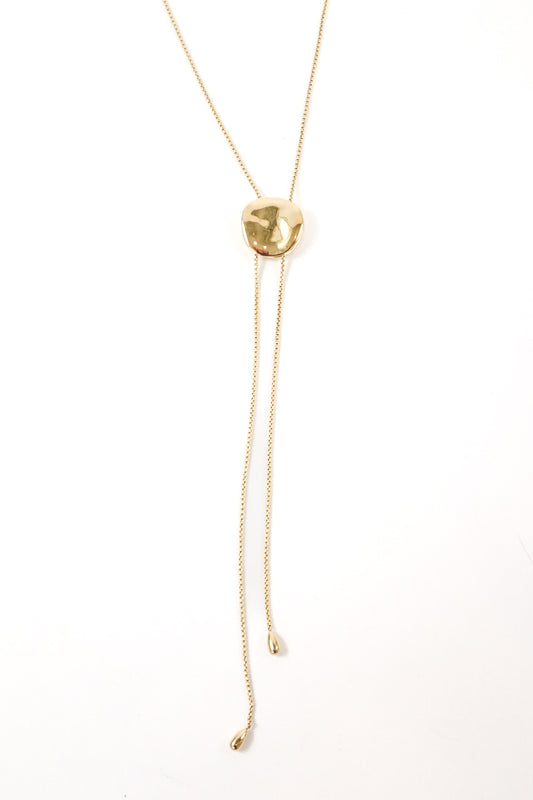 Luna Drip Lariat Necklace