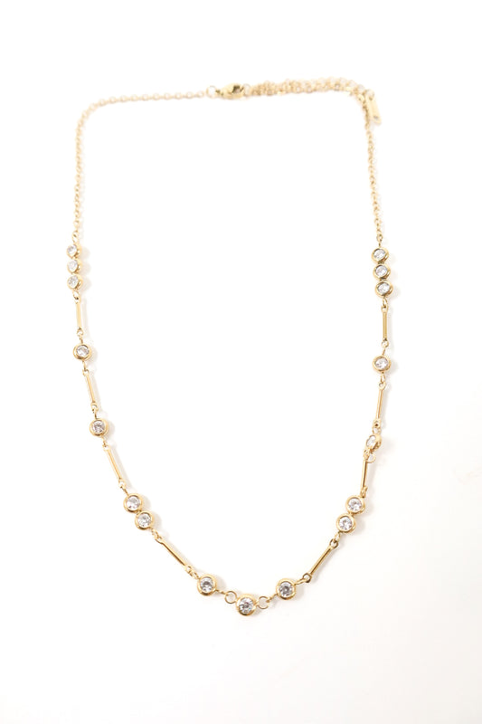 Aurielle Linear Spark Necklace