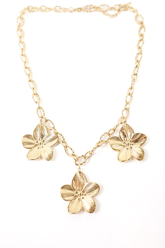 Lumière Bloom Statement Necklace