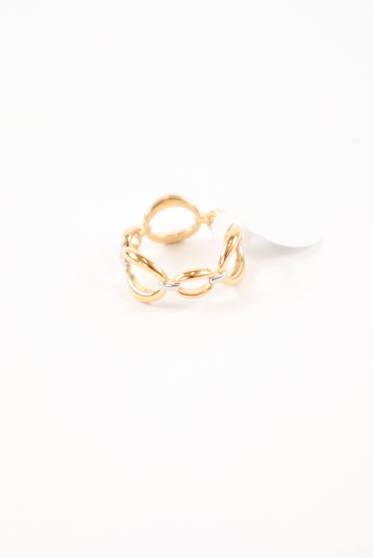 Golden Link Statement Ring