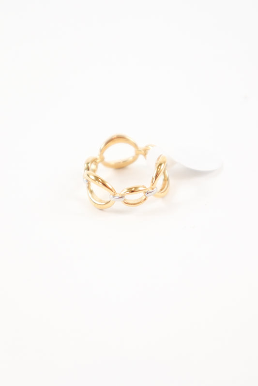 Golden Link Statement Ring