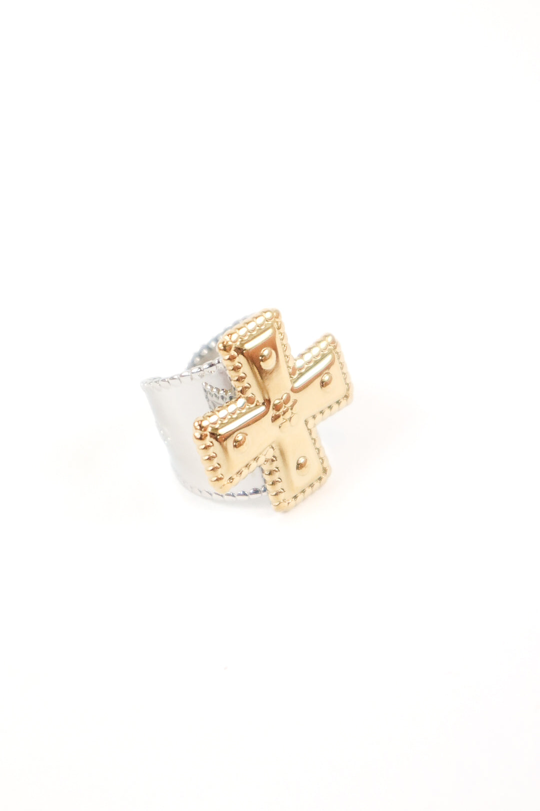 Aurelia Cross Statement Ring