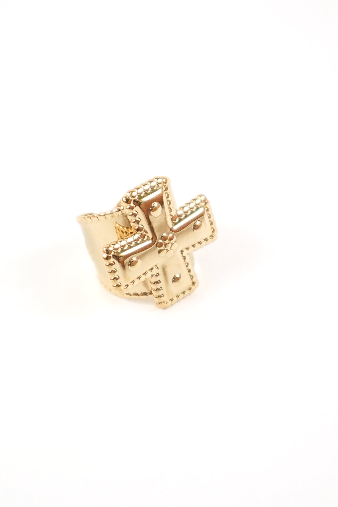 Aurelia Cross Statement Ring