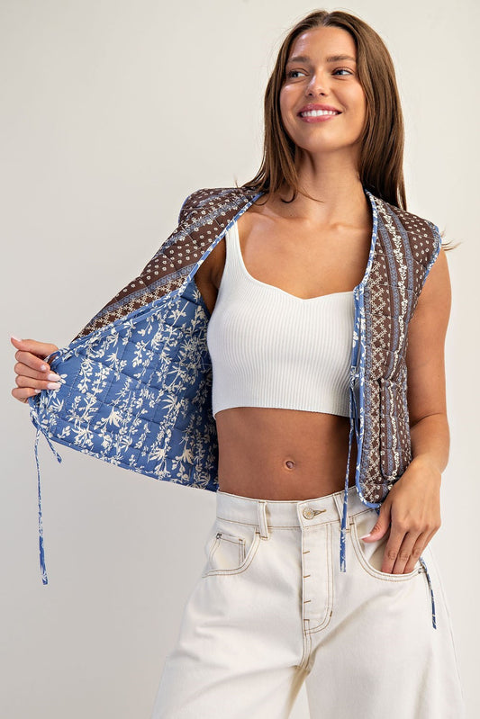 Willa Reversible Quilted Vest